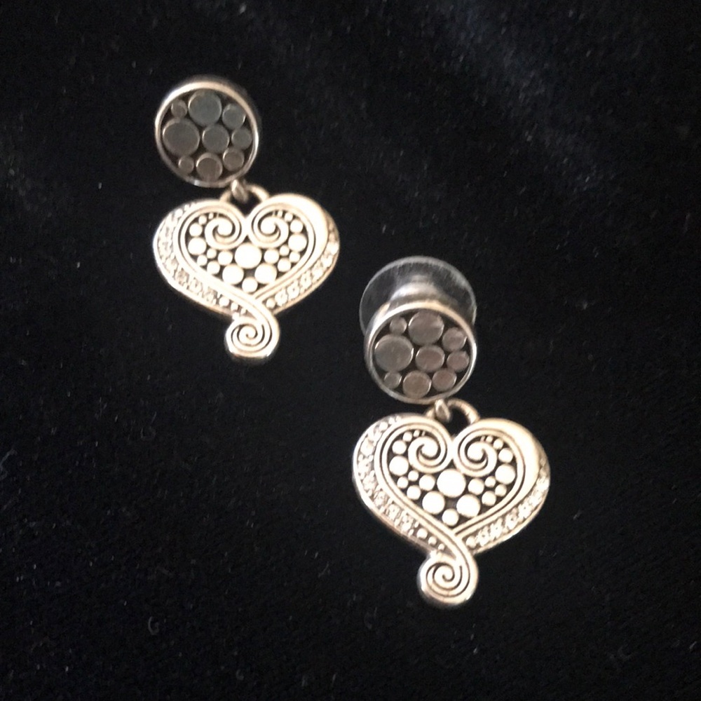 Brighton earrings with crystals